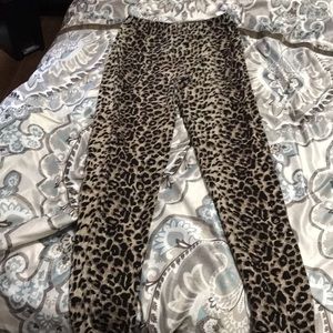 Leopard print legging army OS leggings